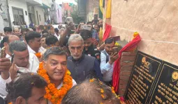 Faridabad News: वार्ड नंबर-10 में करीब साढ़े 14 करोड़ रुपये की लागत के विकास कार्यों का केंद्रीय राज्य मंत्री कृष्ण पाल गुर्जर ने किया शिलान्यास