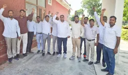 NUh/Mewat News: निजीकरण के विरोध में बिजली कर्मियों ने भरी हुंकार
