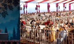 Faridabad News : संस्कारों का प्रतीक है भारतीय संस्कृति : आनंदमूर्ति गुरूमां