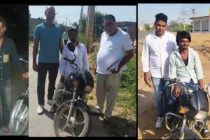 पुलिस ने वाहन चेकिंग के दौरान चोरी की तीन मोटरसाइकिल सहित तीन आरोपी गिरफ्तार