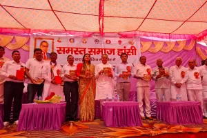 भाजपा सरकार डॉ भीमराव अंबेडकर के आदर्शों पर चलकर अंतोदय की भावना से हर वर्ग की भलाई के लिए कर रही काम:  विधायक विनोद भयाना