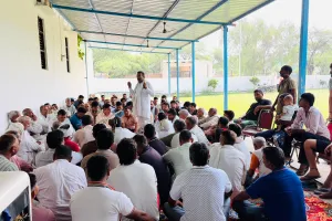 Palwal News : भुडेर बने विधानसभा को लेकर एक महत्वपूर्ण पंचायत का आयोजन किया