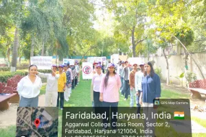 Faridabad News : अग्रवाल कॉलेज, बल्लभगढ़ की एनएसएस इकाइयों द्वारा नशा मुक्त सप्ताह का शुभारंभ