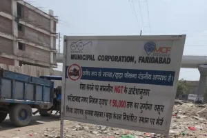 Faridabad News : NGT के आदेशों पर कूड़ा फेंकने वालों पर लगेगा 50 हजार रुपए का जुर्माना
