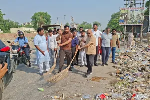 Faridabad news शहर को स्वच्छ और हरा भरा रखना हम सब की जिम्मेदारी-विधायक मूलचंद शर्मा