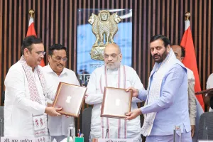 New Delhi/ Haryana News: केन्द्रीय गृह एवं सहकारिता मंत्री श्री अमित शाह की उपस्थिति में यमुना जल परियोजना के निर्माण और कार्यान्वयन के संबंध में आज राजस्थान सरकार और हरियाणा सरकार के बीच एक महत्वपूर्ण समझौते पर हस्ताक्षर