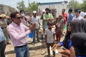 Gurugram News: जेल चौक पर सरकारी जमीन से हटाया कब्जा 