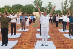 Palwal/ Hodal News: उपमंडल होडल में उत्साह पूर्वक मनाया गया उपमंडल स्तरीय योग दिवस