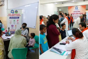 Faridabad News : एसडीआईईटी में मेगा निःशुल्क स्वास्थ्य जांच शिविर का आयोजन