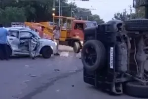 Gurugram News: थार ने खाटू श्याम दर्शन के लिए जा रहे परिवार की गाड़ी को मारी टक्कर, चार घायल