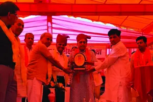 Narnaul News: नांगल चौधरी में आयोजित तृतीय प्रतिभा सम्मान समारोह में पहुंचे लोक निर्माण एवं जन स्वास्थ्य मंत्री रणबीर सिंह गंगवा; जांगिड़ सभा भवन के लिए 15 लाख रुपए देने की घोषणा की