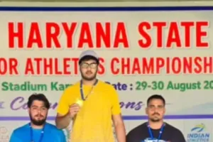 Faridabad News : हरियाणा ओपन जूनियर एथलेटिक्स में फरीदाबाद के 13 पदक