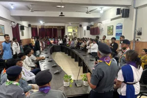 Faridabad News : डीएवी कॉलेज में स्काउटिंग प्रशिक्षण आयोजित