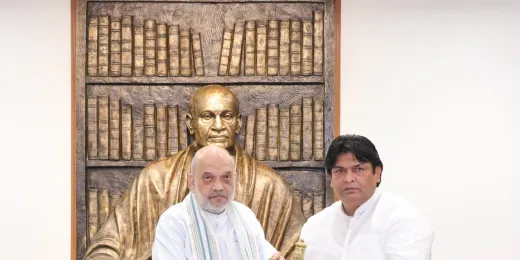 Gurugram news: अमित शाह से मिले विधायक मुकेश, गुरुग्राम के विकास पर की चर्चा 