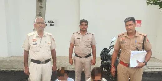 Rewari News: बाइक चोरी के मामले में दो आरोपी वारदात के कुछ ही घंटों में गिरफ्तार, 