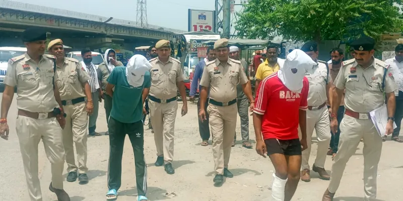 Rewari/Bawal News:कंपनी कर्मी से चाकू व पिस्तौल की नोक पर लूटपाट करने वाले 3 नाबालिग सहित 5 गिरफ्तार