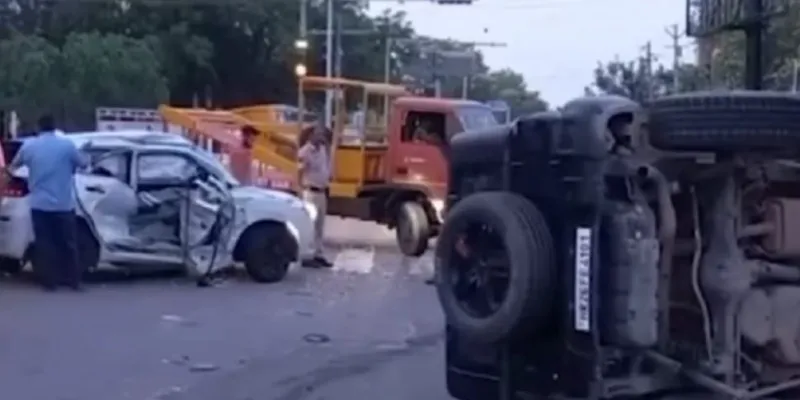 Gurugram News: थार ने खाटू श्याम दर्शन के लिए जा रहे परिवार की गाड़ी को मारी टक्कर, चार घायल