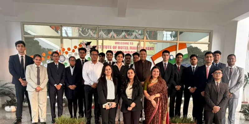 Faridabad News : इंस्टिट्यूट ऑफ़ होटल मैनेजमेंट के 15 विद्यार्थियों का विश्व प्रसिद्ध द लीला पैलेस, होटल एंड रिसॉर्ट में चयन