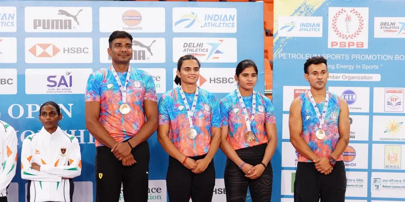 Faridabad News : 65वीं नेशनल ओपन सीनियर एथलेटिक्स चैंपियनशिप : मिक्स्ड 4 गुणा 100m रिले में हरियाणा टीम ने जीता कांस्य पदक