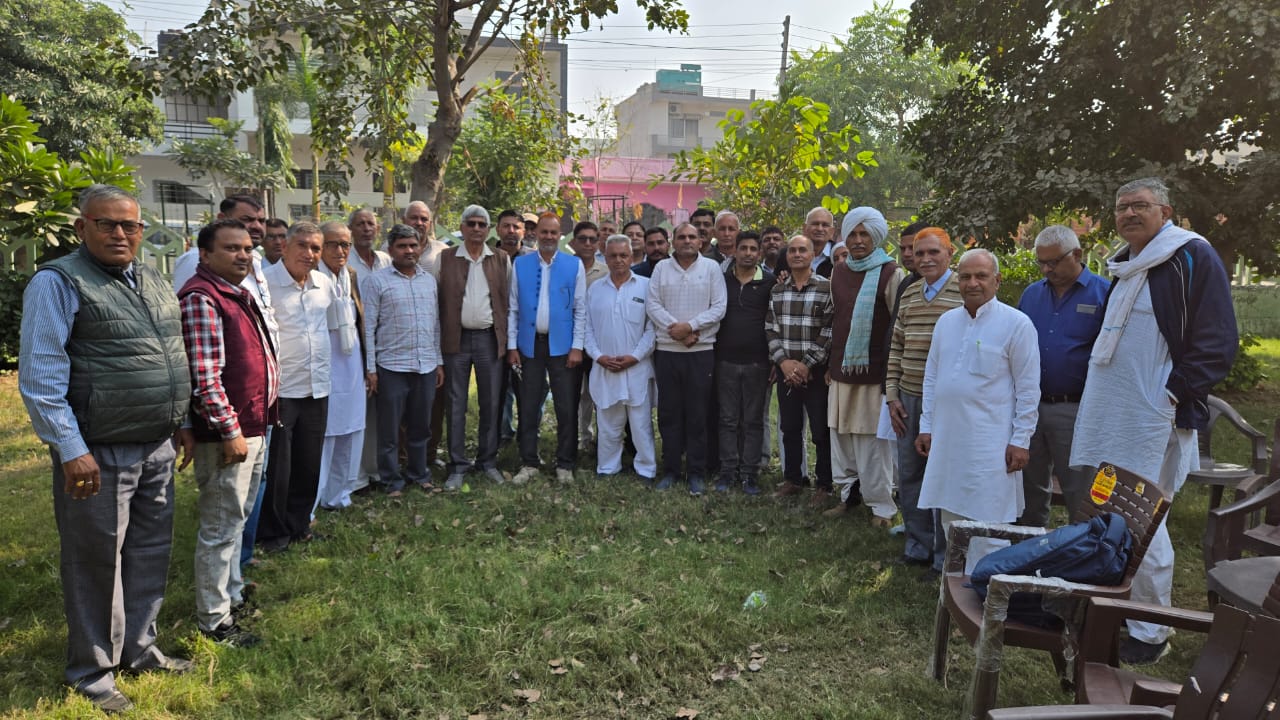 आरडब्ल्यूए सेक्टर 2 आईएमटी बावल के सर्व सहमति से तीसरी प्रधान चुने गए सतपाल ढिल्लो