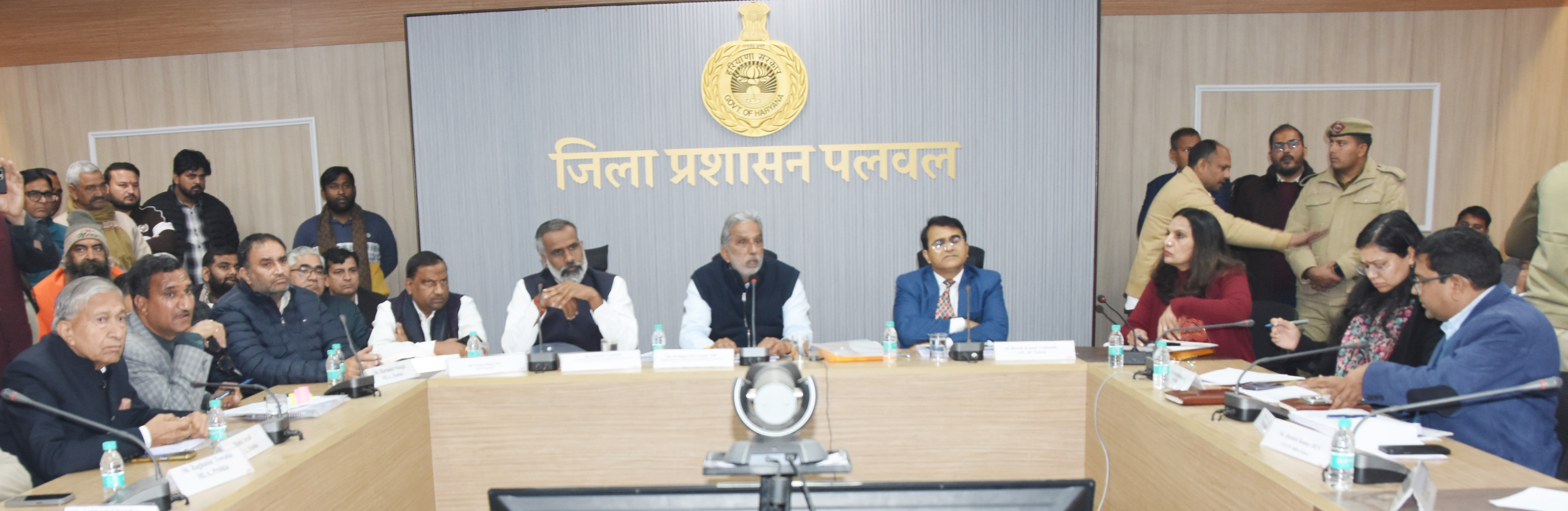  केंद्रीय राज्य मंत्री कृष्णपाल गुर्जर ने उपायुक्त को दिए एमसी पलवल के कार्यों की विजिलेंस जांच के निर्देश