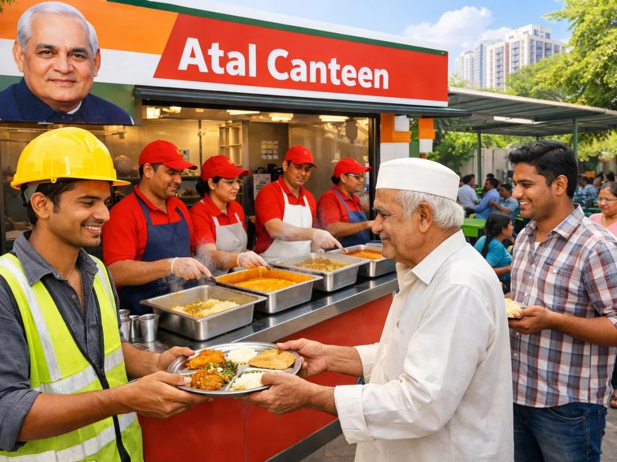 दिल्ली में शुरू हुई अटल कैंटीन योजना: सिर्फ 5 रुपये में मिलेगा पौष्टिक भोजन