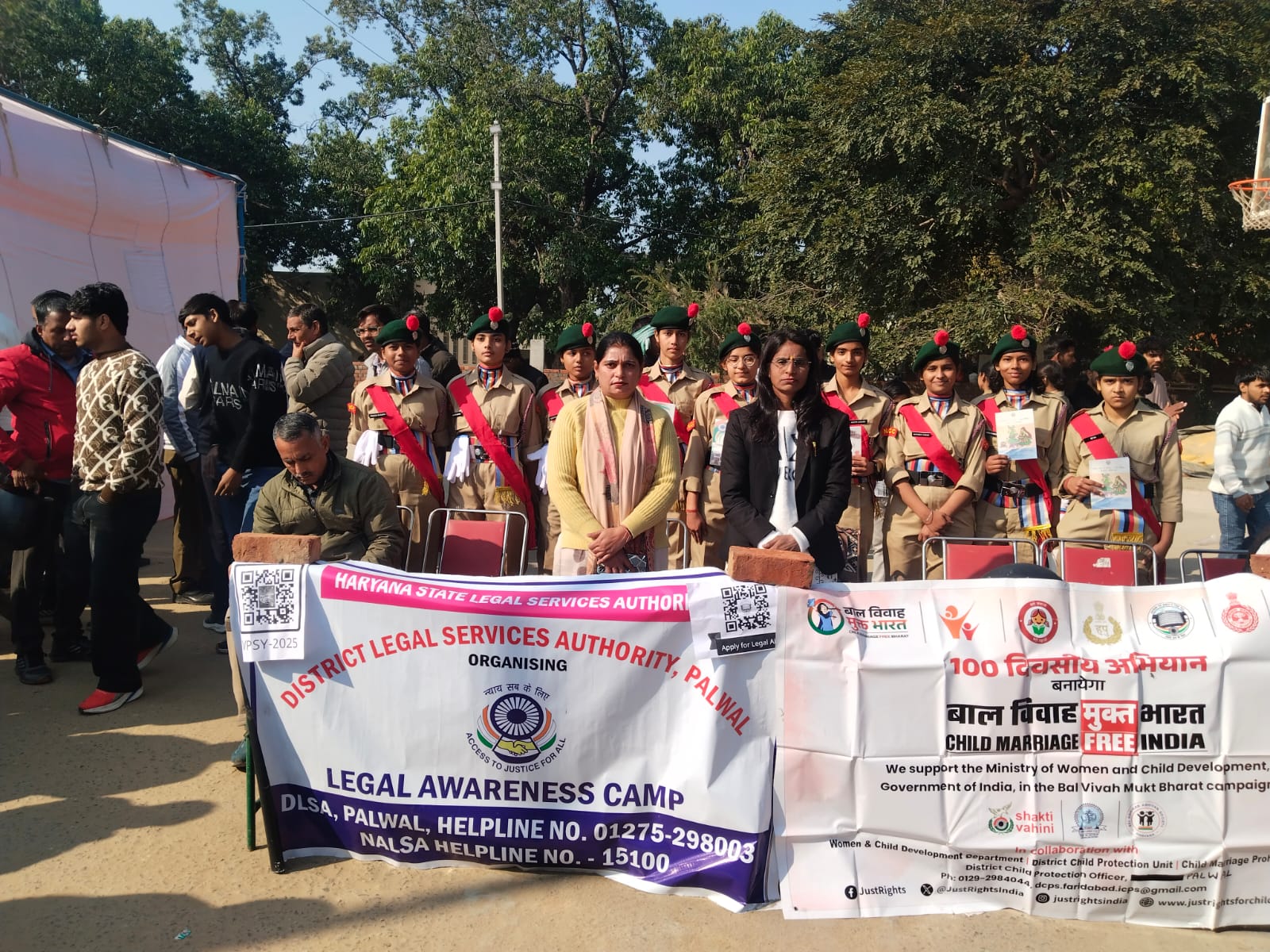 गणतंत्र दिवस पर हालसा की वीर परिवार सहायता योजना के तहत शहीद परिवारों को किया गया जागरूक