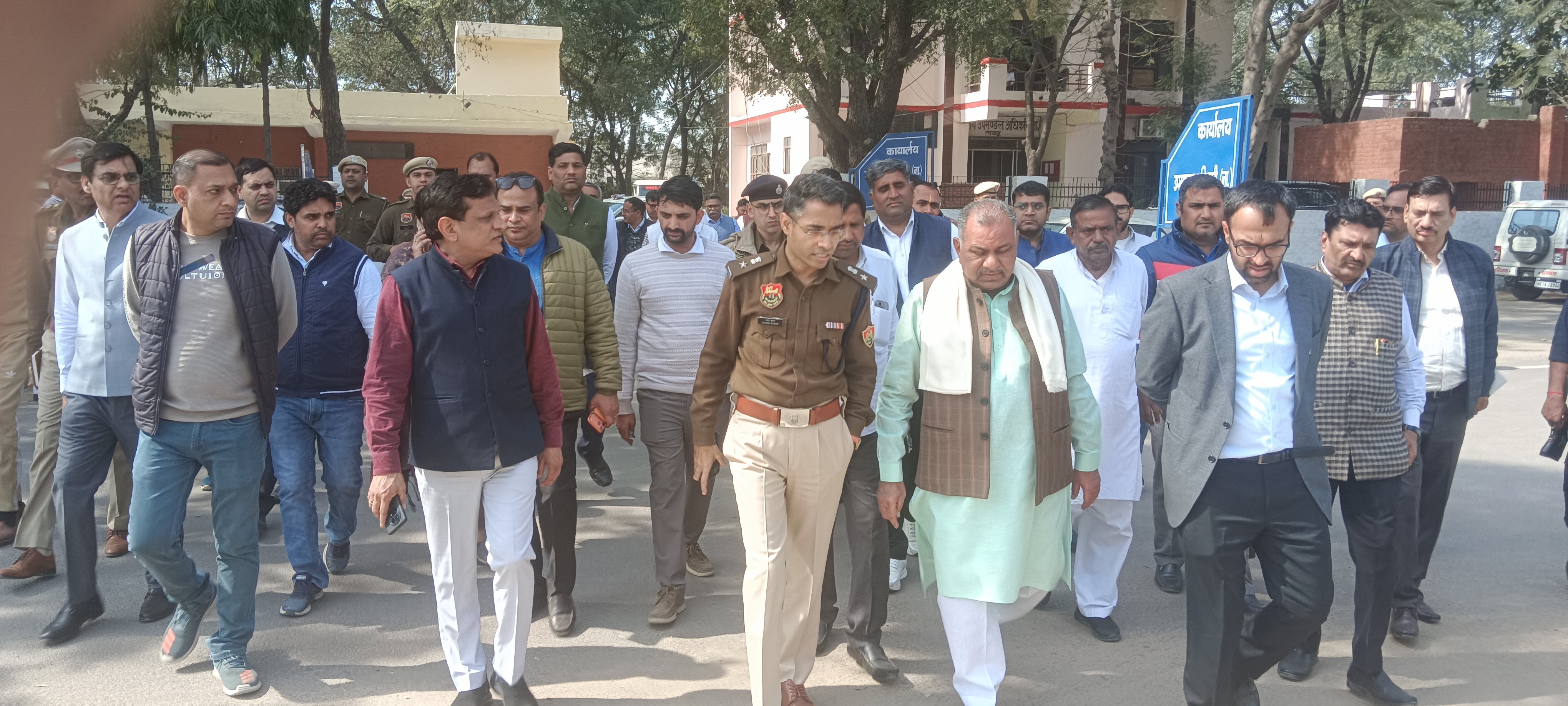 तावडू में सीएम का आगमन 15 फरवरी को, हेलीपैड से नई अनाज मंडी तक कड़ी सुरक्षा।