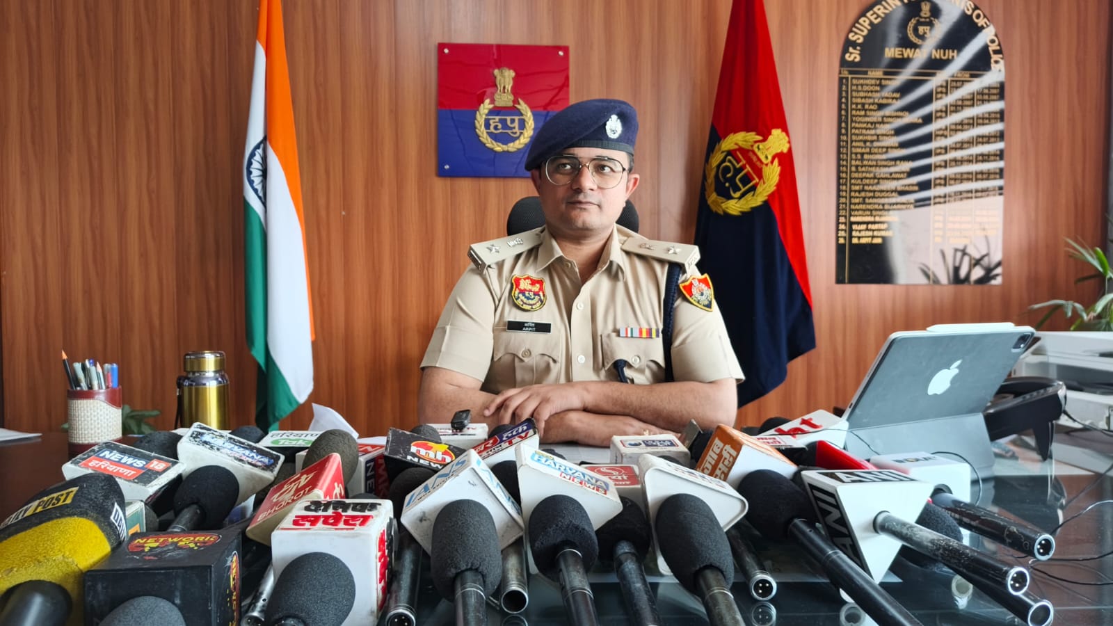 मेवात में फूहड़ और अश्लील गानों पर चलेगा डंडा, एसपी अर्पित जैन के सख्त एक्शन का लोगों ने किया स्वागत