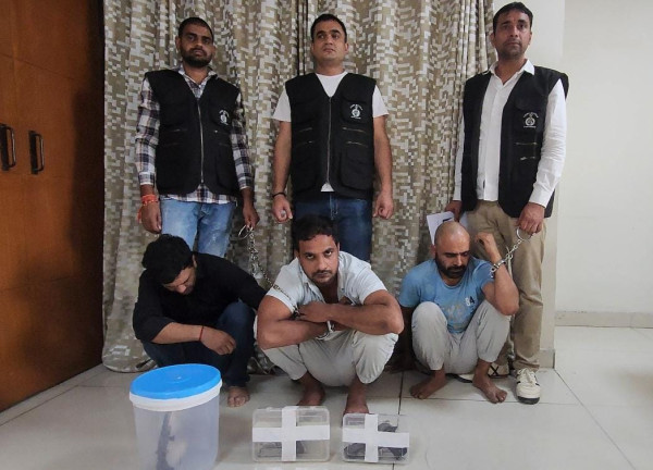 तोता गिरफ्तार, गुरुग्राम पुलिस ने रिमांड पर लिया