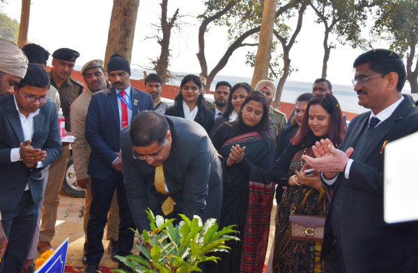 न्यायमूर्ति एन.एस. शेखावत ने पुन्हाना में लघु सचिवालय शिफ्ट किए न्यायालय परिसर का किया शुभारंभ