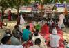Rewari news: ग्रामीण सफाई कर्मचारी यूनियन ने अब विकास खंडों में लगाया मोर्चा 