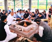 दिल्ली बम विस्फोट में मारे गए लोगों की आत्मिक शांति के लिए हवन यज्ञ का आयोजन