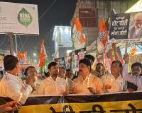 विधायक चौधरी इसराईल के नेतृत्व में पलवल कांग्रेस का “वोट चोरी” के खिलाफ कैंडल मार्च