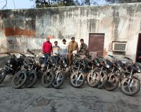 सीआईए एवीटी  हथीन ने अंतर्राज्य चोर गिरोह के दो सदस्यों से दस बाइक बरामद की