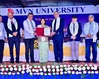 एमवीएन विश्वविद्यालय का 10वां दीक्षांत समारोह सफलतापूर्वक संपन्न