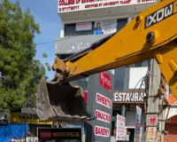 डीटीपी का अतिक्रमण महाभियान : दूसरे दिन भी खूब गरजा पीला पंजा