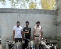 एवीटी हथीन ने दबोचा अंतरराज्यीय बाइक चोर, तीन बाइक बरामद