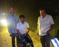 दिल्ली से चोरी की गई मोटरसाइकिल सहित युवक गिरफ्तार, एवीटी स्टाफ की कार्रवाई