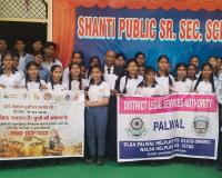 पृथ्वी दिवस पर शांति पब्लिक स्कूल में जागरूकता शिविर व निबंध प्रतियोगिता का आयोजन