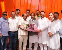 अग्रवाल समाज पंचकूला ने भाजपा मेयर उम्मीदवार भाई शाम लाल बंसल को दिया समर्थन