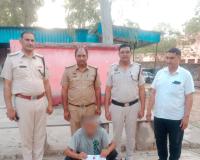 एक व्यक्ति की गांजा के साथ किया गिरफ्तार 