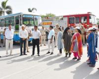 जिला प्रशासन ने मॉक ड्रिल के जरिए परखी आपदा प्रबंधन व्यवस्था की प्रभावशीलता