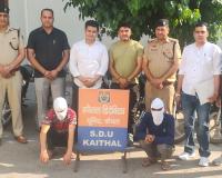स्पेशल डिटेक्टिव यूनिट द्वारा बाइक चोरी करने के मामले में 2 आरोपी काबू