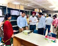 श्री अटल बिहारी वाजपेयी राजकीय चिकित्सा महाविद्यालय में सुविधाओं का निरीक्षण