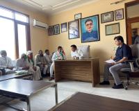 किसानों की मंत्री राव नरवीर संग बैठक, आफताब रहे साथ मंत्री ने दिया आश्वासन 