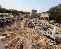 Gurugram News:सरस्वती कुंज में गरजा डीटीपी का बुलडोजर, 48 घंटे में 650 से अधिक झुग्गियां ध्वस्त 