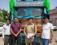 Kaithal News: करीब 11.36 लाख रुपए की सरकारी पाइप लाइन चोरी मामले में एंटी नारकोटिक सैल द्वारा एक आरोपी गिरफ्तार, कैंटर बरामद।