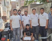 हरियाणा स्टेट नारकोटिक्स कंट्रोल ब्यूरो की फरीदाबाद यूनिट की टीम ने 1 किलो 119 ग्राम गांजा के मामले में नशा तस्कर को  किया गिरफ्तार।