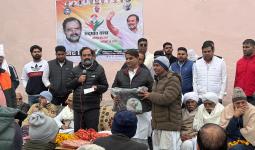 बैंसलात में कांग्रेस की सदभाव यात्रा का हुआ जोरदार स्वागत